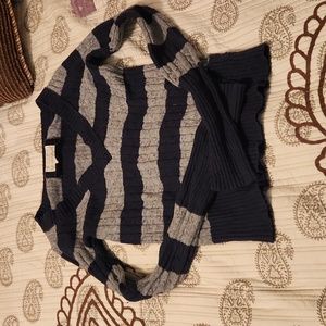 American eagle stripe knitted pull over